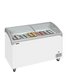 Sliding Curved Glass Lid Chest Freezer TEFCOLD