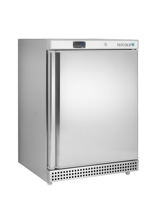 Tefcold UF200S Stainless Steel Upright Static Cooled Freezer