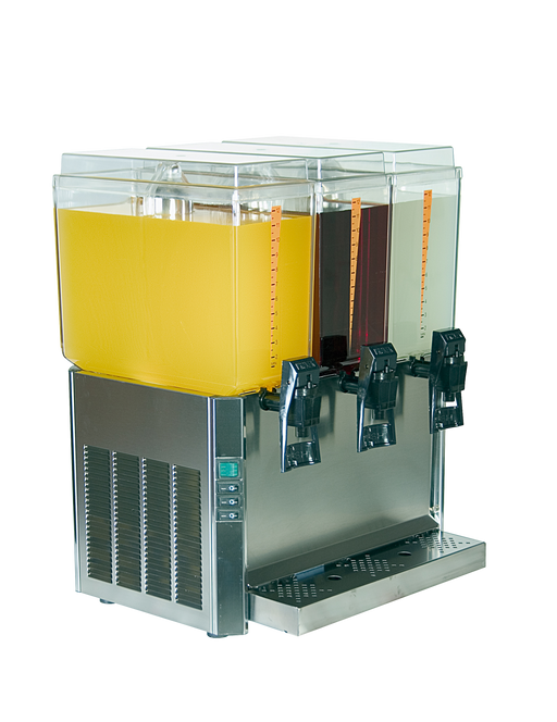 Promek VL334 Refrigerated Juice Dispenser - 3 x 11.5 Ltr Promek