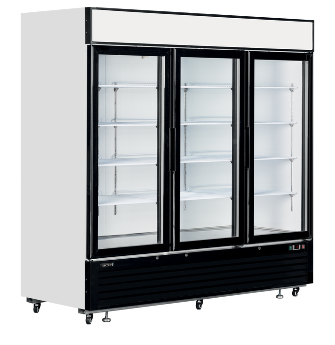 Tefcold LGC7500 Triple Glass Door Fridge