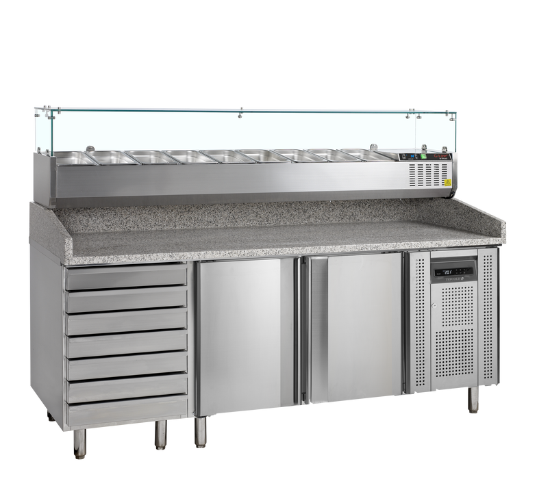 Pizza Table With Topping Unit TEFCOLD