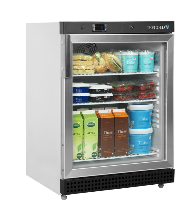 Tefcold UR200G Compact Glass Door Fridge