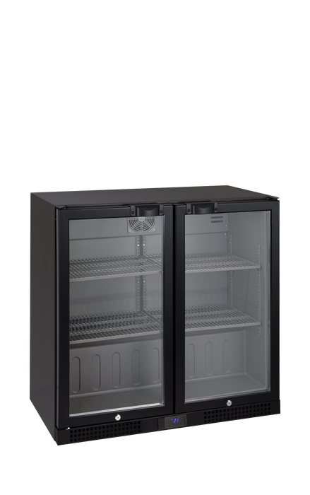 Backbar Cooler Backbar With Double Glass Doors, Hinged TEFCOLD