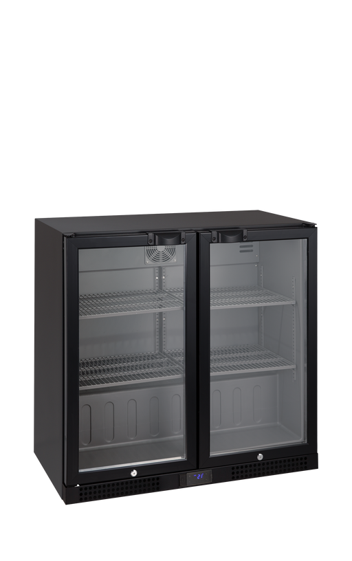 Backbar Cooler Backbar With Double Glass Doors, Hinged TEFCOLD