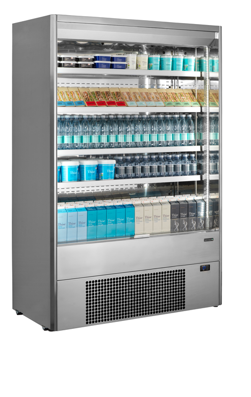 Multideck Open Front Multideck Suitable For Fresh Meat, Dairy Or Chilled Drinks With Stainless Steel Finish TEFCOLD