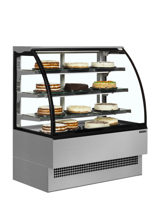 Interlevin Italia Range EVO902 SS Stainless Steel Patisserie Display