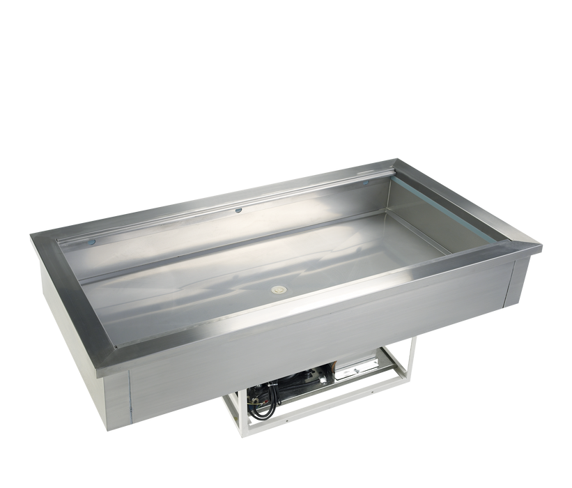 Tefcold CW4 Stainless Steel Drop In Buffet Display with Static Cooling - W1436mm