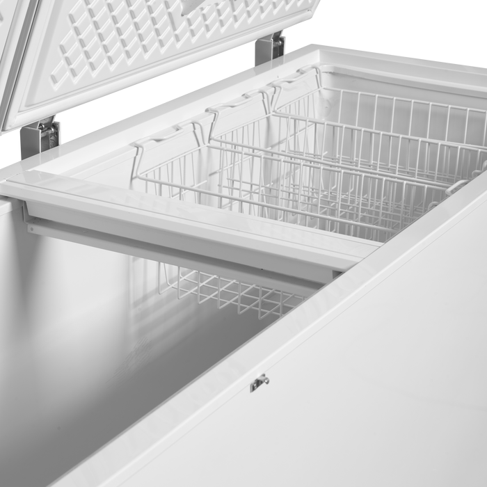 Ice Cream Freezer, Solid Lids Chest Freezer With Two Piece Lid TEFCOLD