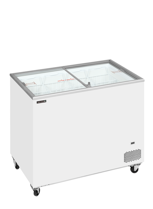 Ice Cream Freezer Chest Freezer With Flat Sliding Glass Lids TEFCOLD