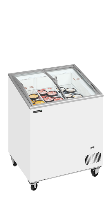 Sliding Curved Glass Lid Chest Freezer Sliding Curved Glass Lid Chest Freezer