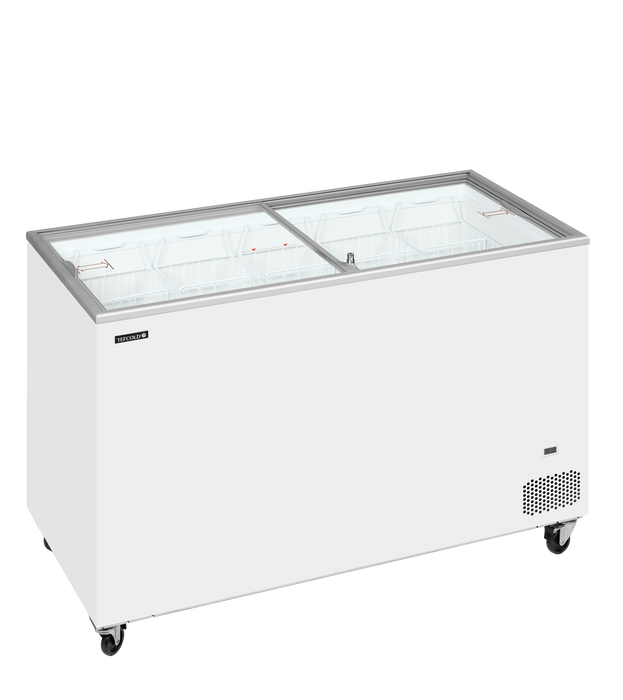 Ice Cream Freezer Chest Freezer With Flat Sliding Glass Lids TEFCOLD