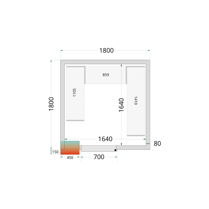 Tefcold CRPF1818 Shelf Kit