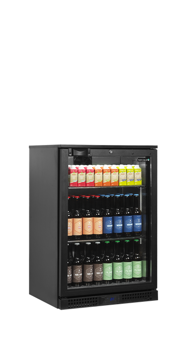 Tefcold BA11H Back Bar Black Hinged Door Bottle Cooler