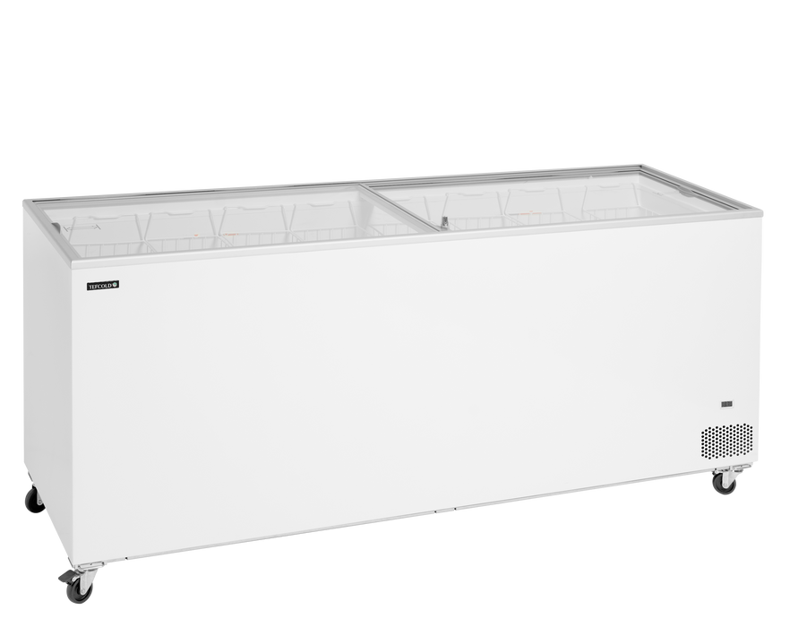 Ice Cream Freezer Chest Freezer With Flat Sliding Glass Lids