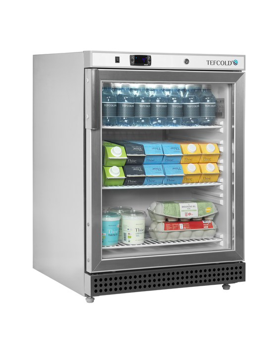 Tefcold UR200SG Compact Glass Door Fridge