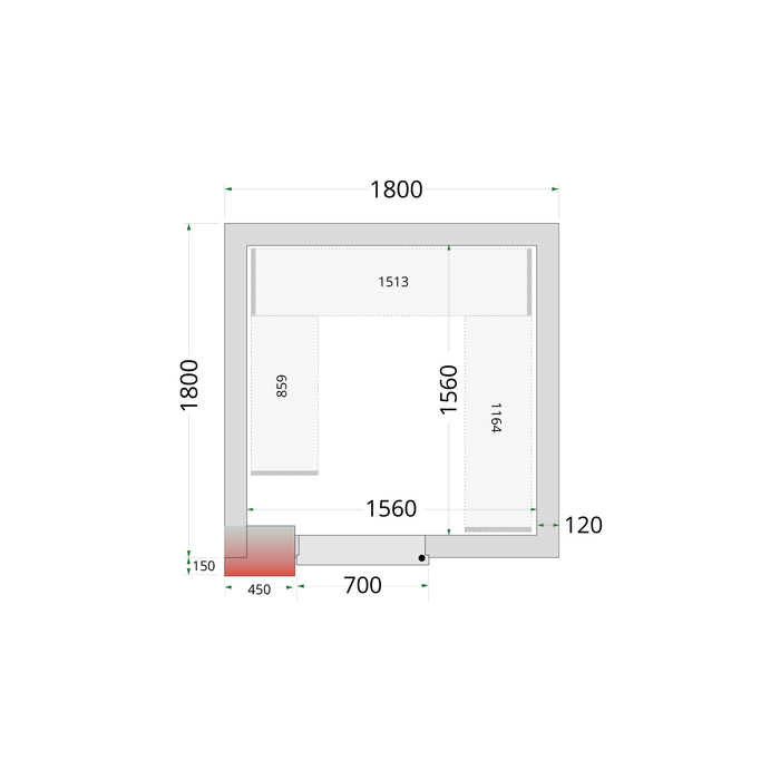 Tefcold CRNF1818 Shelf Kit