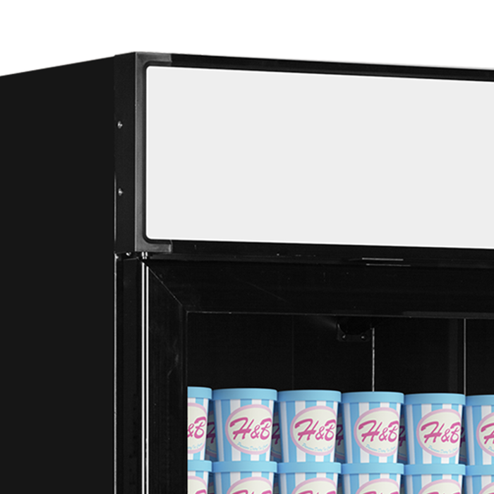 Tefcold LGC5000B Double Glass Door Fridge