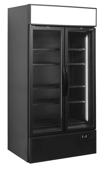 Tefcold FSC1000H Black Upright Bottle Cooler