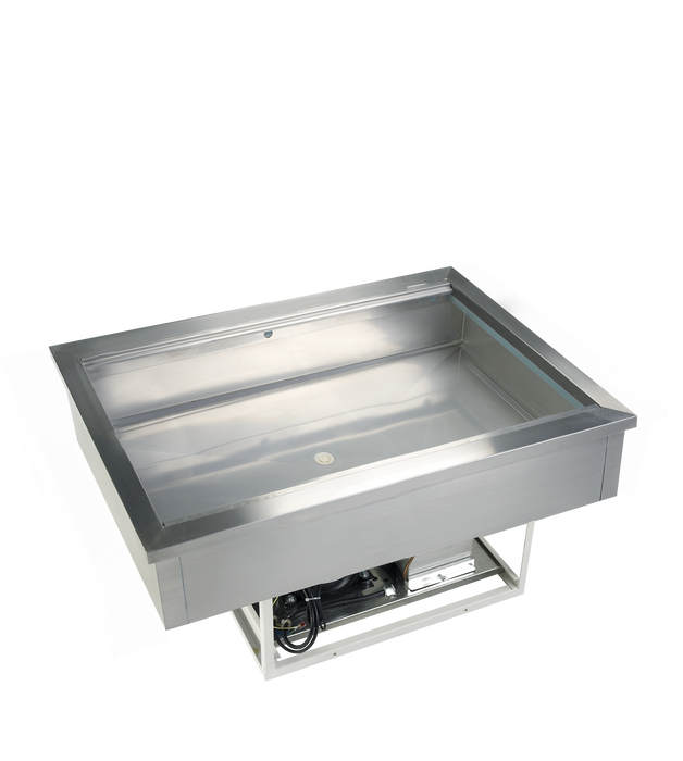 Tefcold CW2 Stainless Steel Drop In Buffet Display with Static Cooling - W768mm