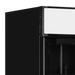 Glass Door Merchandiser Elegant Display Chiller With Canopy TEFCOLD