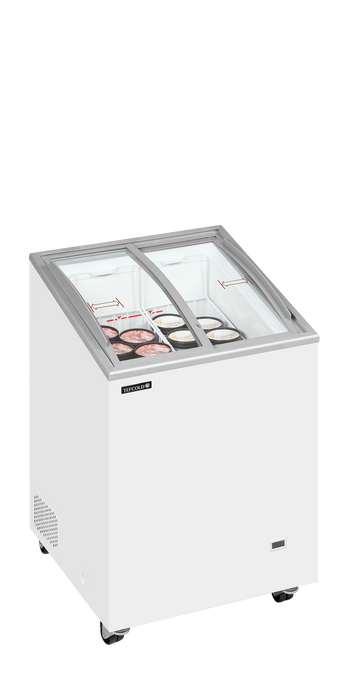 Sliding Curved Glass Lid Chest Freezer Sliding Curved Glass Lid Chest Freezer