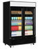 Glass Door Merchandiser Elegant Display Chiller With Canopy TEFCOLD