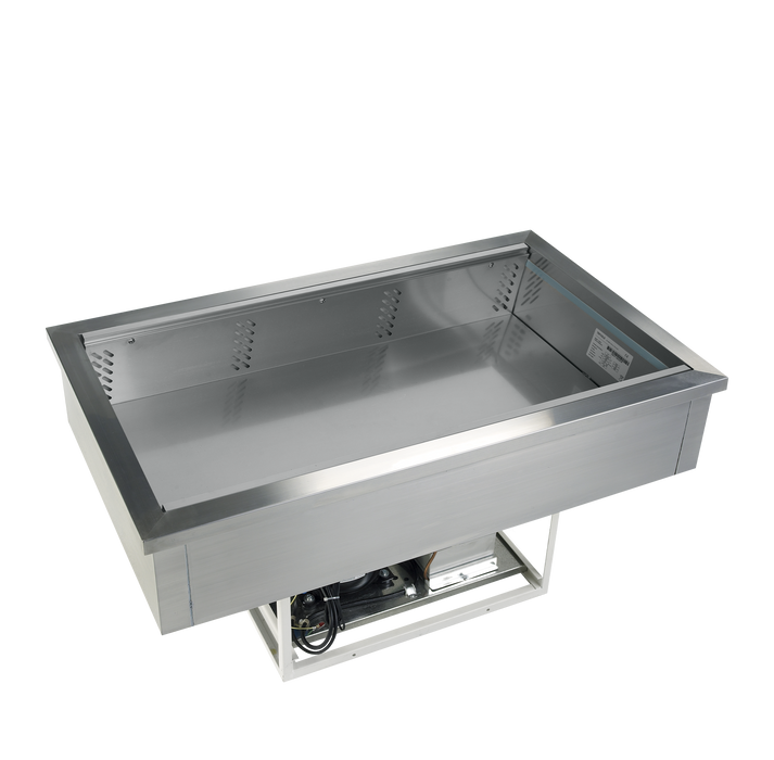 Tefcold CW3V Stainless Steel Drop In Buffet Display with Fan Assisted Cooling - W1122mm