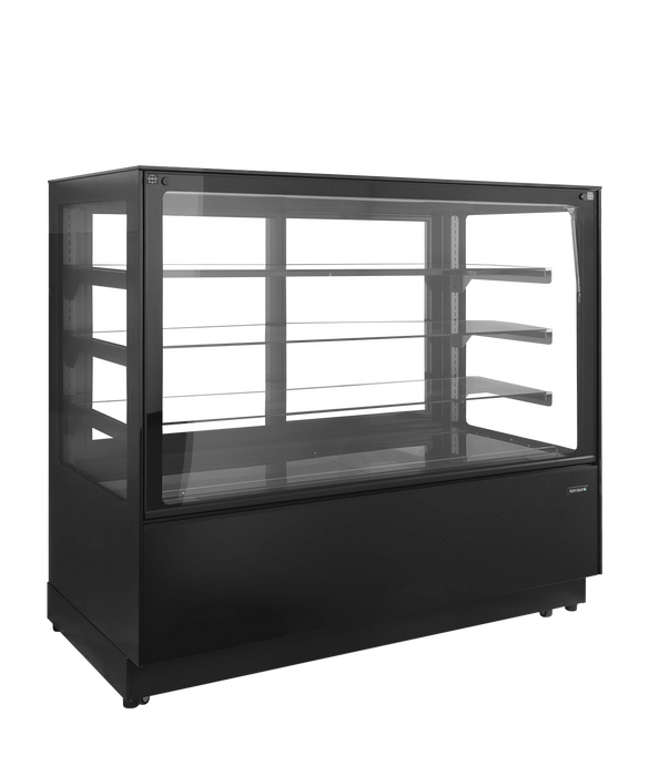 Chilled Display Cabinet Refrigerated Display Counter With Flat Glass Structure TEFCOLD