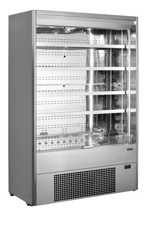 Multideck Open Front Multideck Suitable For Fresh Meat, Dairy Or Chilled Drinks With Stainless Steel Finish TEFCOLD
