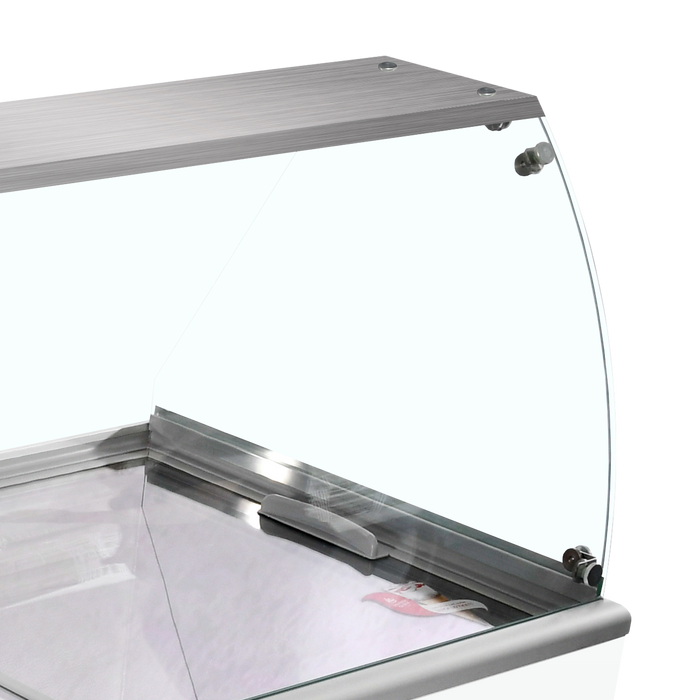 Scoop Ice Cream Display Static Scoop Ice Cream Freezer TEFCOLD