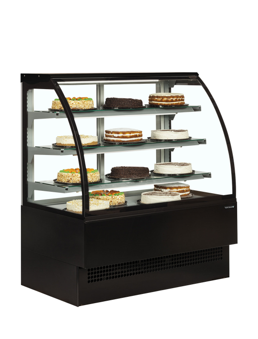 Interlevin Italia Range EVO1202 Black Automatic Patisserie Display W1200