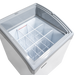 Sliding Curved Glass Lid Chest Freezer TEFCOLD