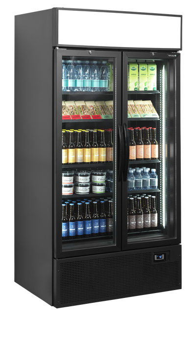 Tefcold FSC1000H Black Upright Bottle Cooler