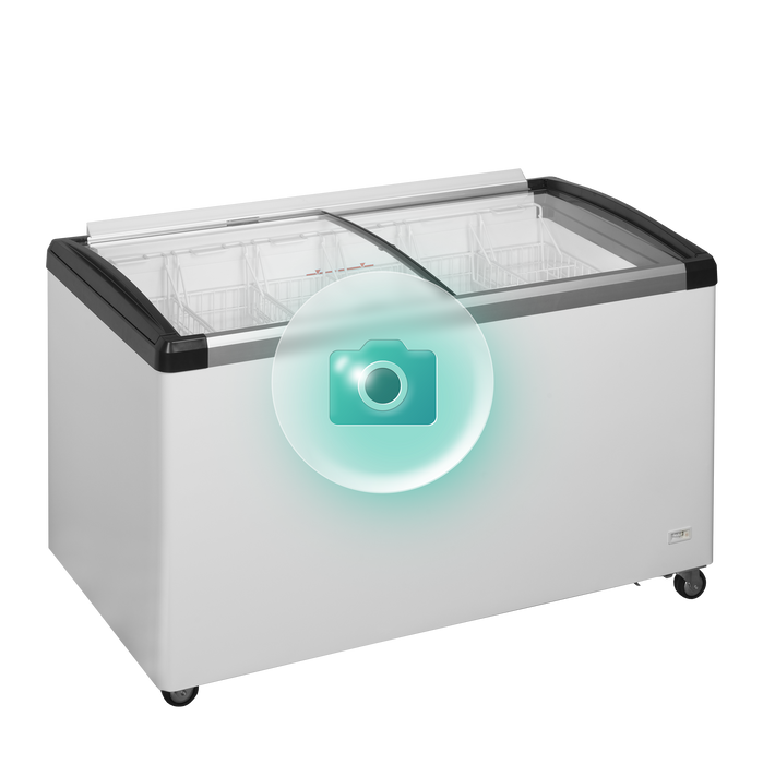 Ice Cream Freezer Modern Display Chest Freezer TEFCOLD