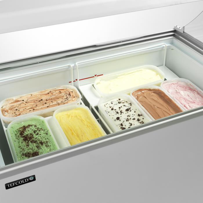 Tefcold IC301SCE + CANOPY Scoop Ice Cream Display