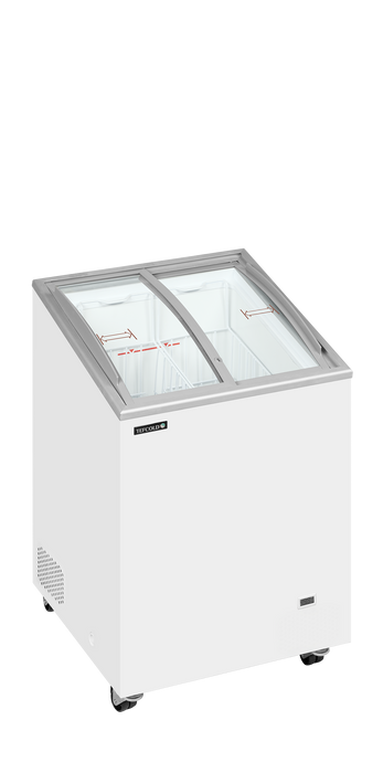 Sliding Curved Glass Lid Chest Freezer Sliding Curved Glass Lid Chest Freezer