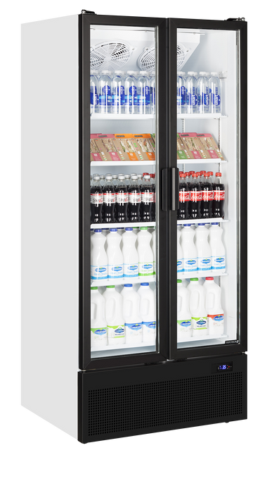 Tefcold FS890H Glass Door Fridge