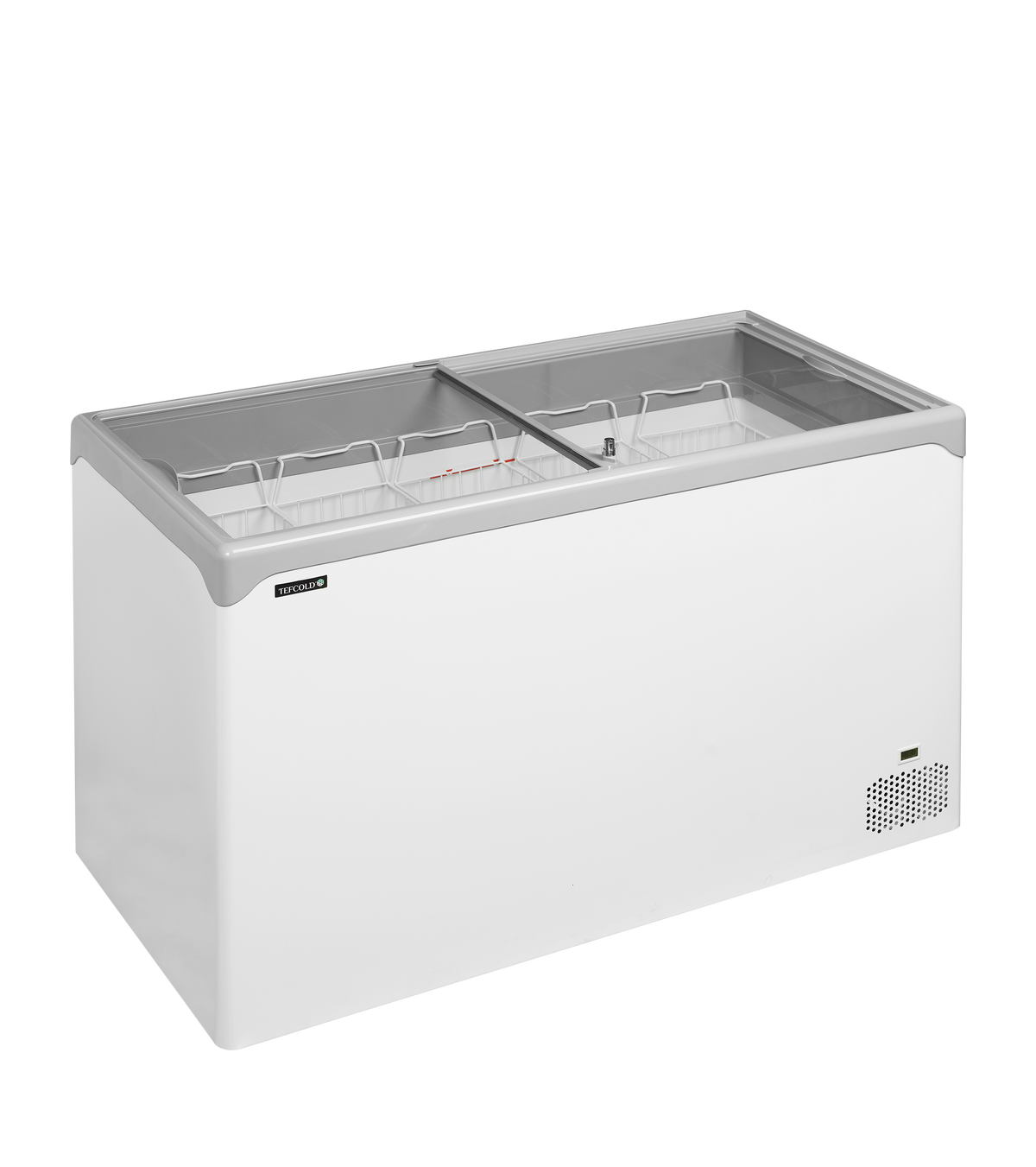 Fancy Freezer Ice Cream Freezer Elegant Chest Freezer With Flat Sliding Glass Lids ...