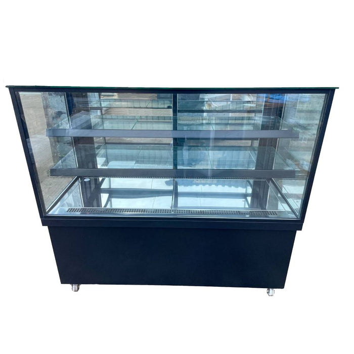 Canmac Cake Display  2 Shelves With LED-150x70x132cm