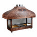 Copper Turkish BBQ Charcoal Grill With Glass – 120cm Bakir Camli Ocakbasi Mangal Canmac Catering Equipment