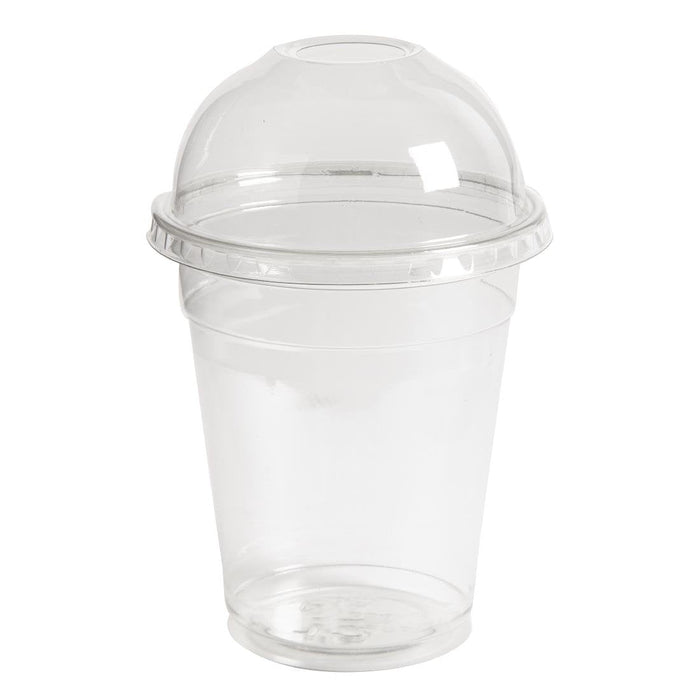 eGreen Flexy-Glass Recyclable Domed Lids For Half Pint and Hi Ball Glasses With Hole 77mm (1000 Pack) eGreen