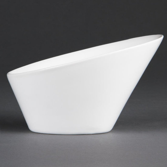 Olympia Whiteware Oval Sloping Bowls 176x 203mm (3 Pack) Olympia