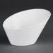 Olympia Whiteware Oval Sloping Bowls 154x 133mm 335ml (4 Pack) Olympia