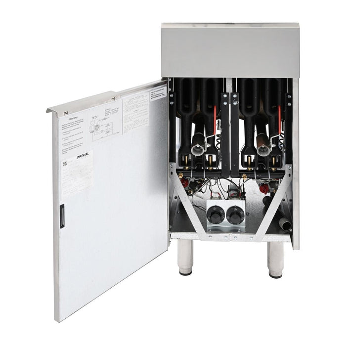 Imperial Twin Tank Twin Basket Free Standing Natural Gas Fryer IFS-2525 Imperial