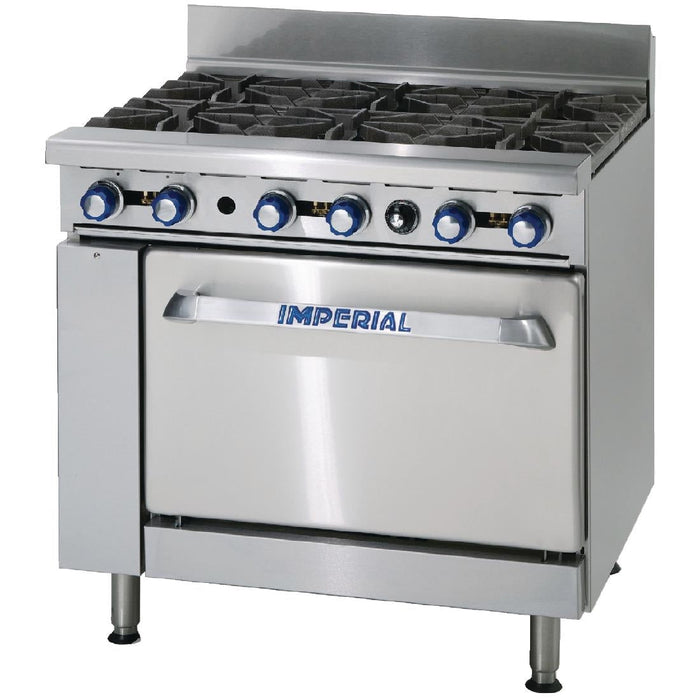 Imperial 6 Burner Natural Gas Oven Range IR6-N Imperial