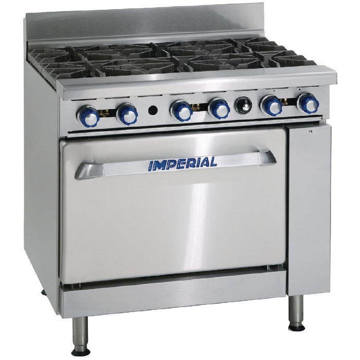 Imperial 6 Burner Natural Gas Oven Range IR6-N Imperial