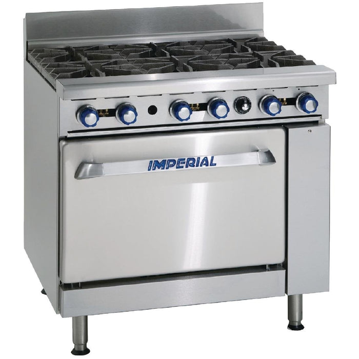 Imperial 6 Burner Propane Gas Oven Range IR6-P Imperial