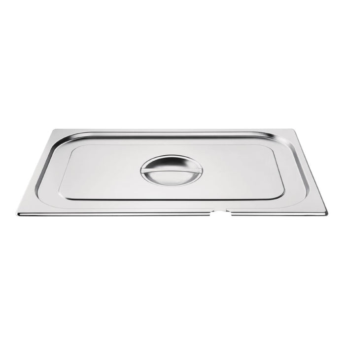 Vogue Stainless Steel 1/1 Gastronorm Notched Lid Vogue