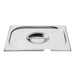Vogue Stainless Steel 1/2 Gastronorm Notched Lid Vogue
