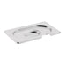 GN 1/9. Ninth Size. Notched. Compatible with all Vogue 1/9 sized gastronorm Trays